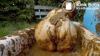 Cooling off with cowshit Lyndra Lynn