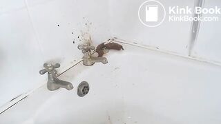 messy bath enema