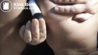 BBW anal dildo and shitting