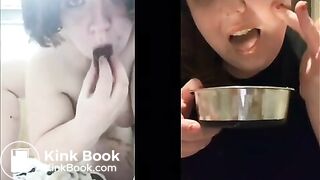 BRITISH SCAT SISTERS! Dual Montage Scat Compilation