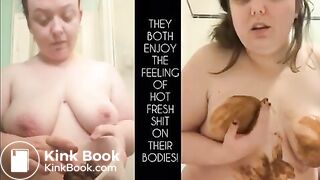 BRITISH SCAT SISTERS! Dual Montage Scat Compilation