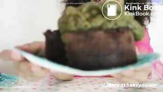 Shit frosting on cake