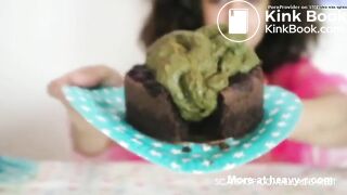 Shit frosting on cake