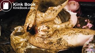 Lyndra Lynn Playtime in diapers with cow dung