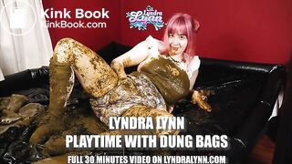 Lyndra Lynn Playtime in diapers with cow dung