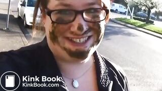 SHIT FACED IN PUBLIC! SAMANTHA PUBLIC SCAT DISPLAY COMPILATION