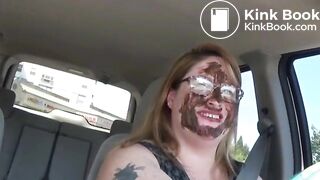 SHIT FACED IN PUBLIC! SAMANTHA PUBLIC SCAT DISPLAY COMPILATION