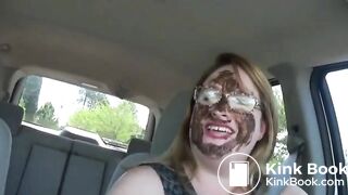 SHIT FACED IN PUBLIC! SAMANTHA PUBLIC SCAT DISPLAY COMPILATION