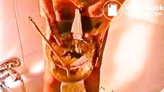 Scat_eating_and_playing_-_Check_17_Min_German_shit_eating_Sl