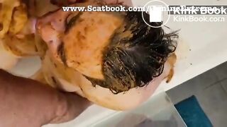 Scat blowjob