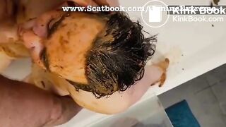 Scat blowjob