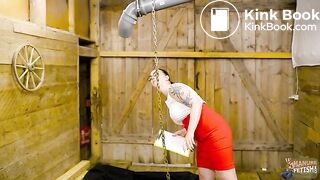 Inspector Betty showered with cowshit