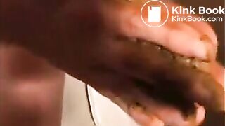Woman shit diarrhea and smear it on her butt