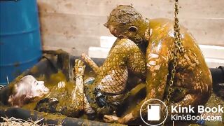 Dung Prison - pegging and fucking in cowshit