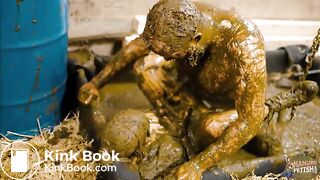 Dung Prison - pegging and fucking in cowshit