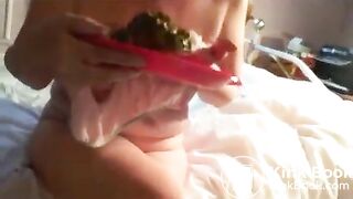 Scat blowjob - Leck die Kacke von meinem Schwanz