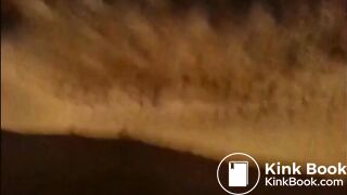 Woman shitting a very liquid diarrhea in the shower