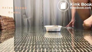 Naked cooking Orange Chicken and shitting