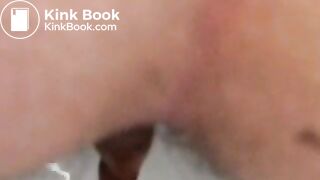 My friend Liza shitting in my toilet