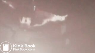 My friend Liza shitting in my toilet