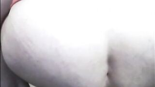 Big ass mom shitting from a chair