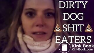 DIRTY DOGSHIT EATING PIGS! DOGPOO MUNCHING OMPILATION