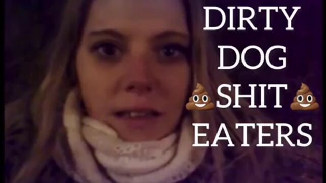 DIRTY DOGSHIT EATING PIGS! DOGPOO MUNCHING OMPILATION
