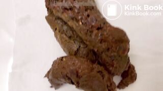 August Four Loads on Toilet Seat!