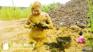 Orgasm in mud and manure