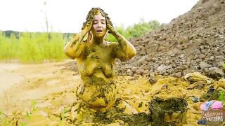 Orgasm in mud and manure