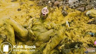 Orgasm in mud and manure