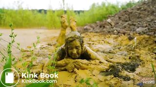 Orgasm in mud and manure