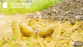 Orgasm in mud and manure