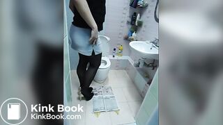 poop on the newspaper