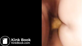 Anal fucked girl with shit