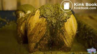 Enjoying my shower in cowshit