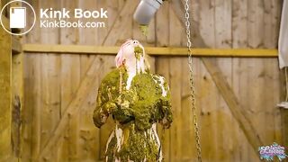 Enjoying my shower in cowshit