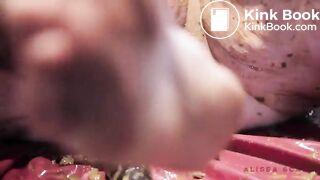 Chubby blonde slut smears with shit all of her body - ThisVi