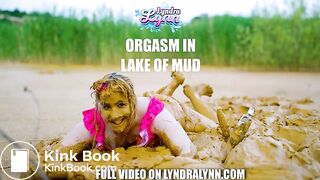 Orgasm in lake of mud