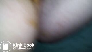 Scatfuck with shit filled condom