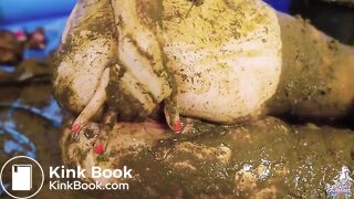 Lyndra Lynn waifu in diapers - with lots of cowshit