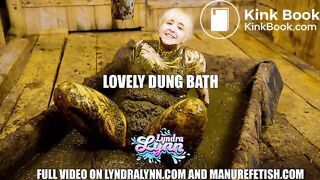 Lovely Dung Bath - peeing in hotpants