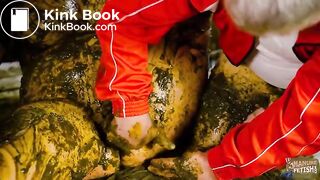 Manure Sports Cheerleader Warmup in Cowshit