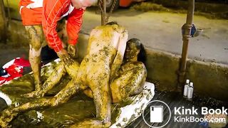 Manure Sports Cheerleader Warmup in Cowshit