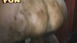 Asian-slut-HoneyBee-licks-a-dirty-asshole-and-cock