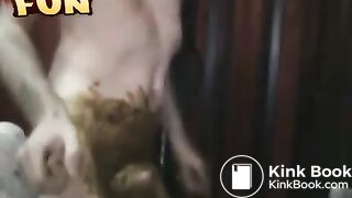 Asian-slut-HoneyBee-licks-a-dirty-asshole-and-cock