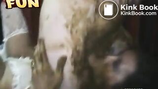 Asian-slut-HoneyBee-licks-a-dirty-asshole-and-cock