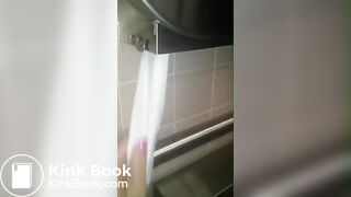 Teacher shitting on her break