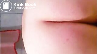 Woman shitting diharrea closeup