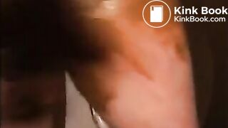 Girl shitting and smearing it all over her body